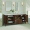 James Martin Vanities 72'' Double Vanity, Mid Century Walnut w/ 3 CM Victorian Silver Quartz Top 485-V72-WLT-3VSL - alternate 4